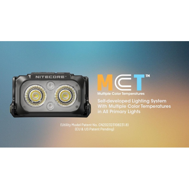 HEADLAMP NU SERIES 400 LUMENS/NU25 MCT UL NITECORE