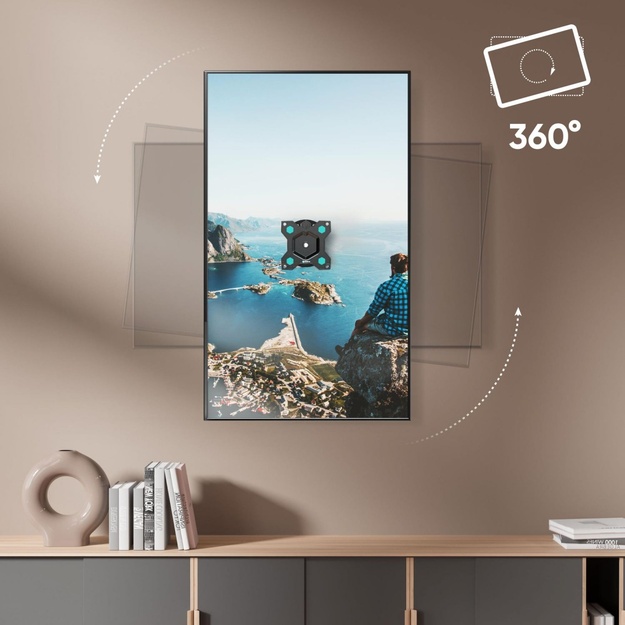 TV SET ACC WALL MOUNT /10-35 /BLACK R3-B ONKRON