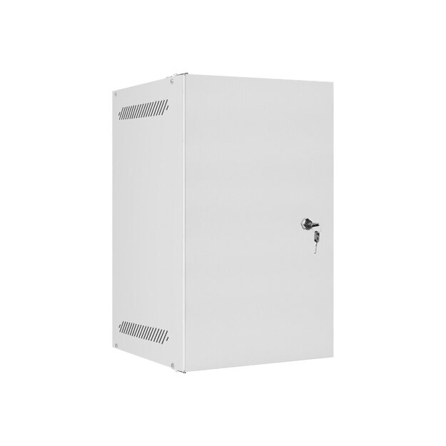 LANBERG Rack cabinet 10inch wall mount 9U 280x310 grey with metal door flat pack 5