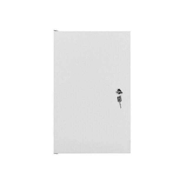 LANBERG Rack cabinet 10inch wall mount 9U 280x310 grey with metal door flat pack 4