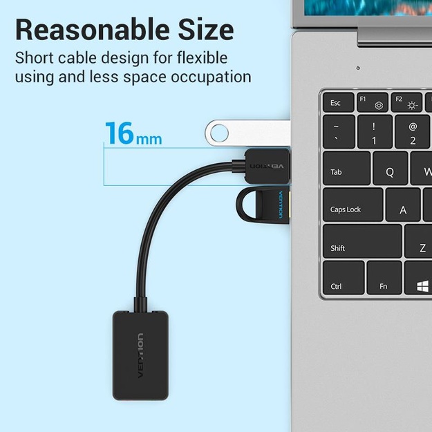 SOUND CARD USB 2-PORT/0.15M CDYB0 VENTION
