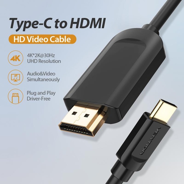 CABLE HDMI TO USB-C 2M/CGUBH VENTION