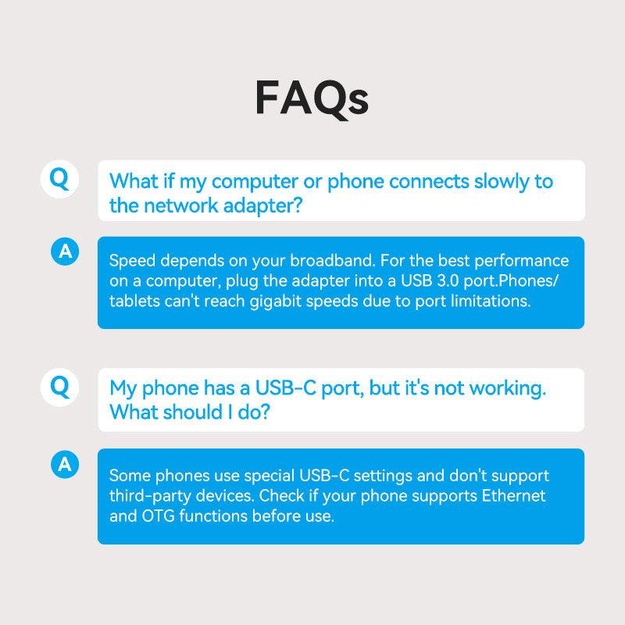 NET ADAPTER USB-C GIGABIT/0.15M CFPHB VENTION