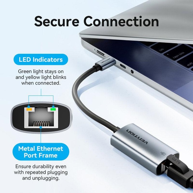 NET ADAPTER USB-C GIGABIT/0.15M CFPHB VENTION