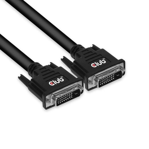 CABLE DVI-D TO DVI-D 10M/M/M CAC-1220 CLUB3D 2