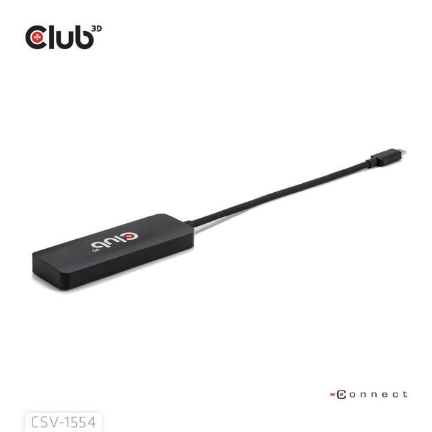 I/O HUB USB-C HDMI TRIPLE/CSV-1554 CLUB3D 1
