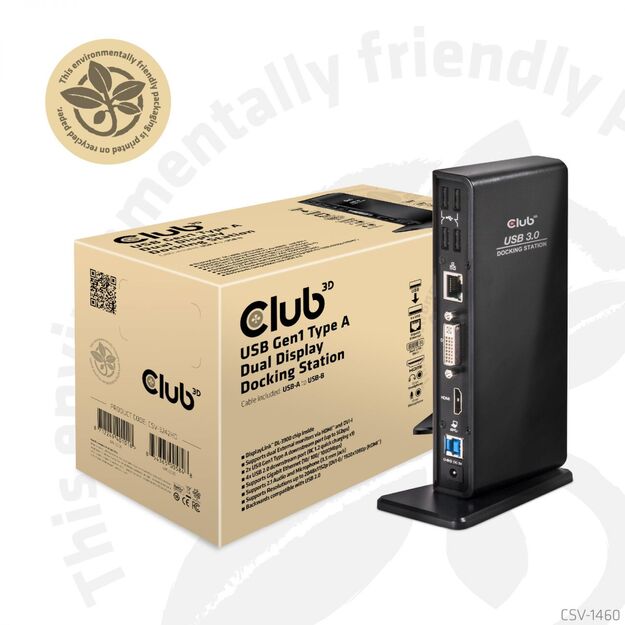 NB ACC DOCKING STATION/USB CSV-3242HD CLUB3D