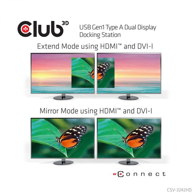 NB ACC DOCKING STATION/USB CSV-3242HD CLUB3D