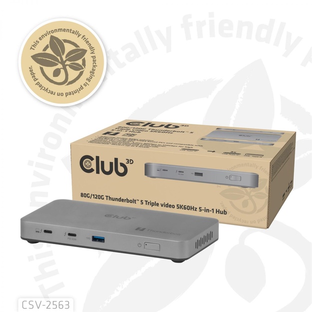 I/O HUB THUNDERBOLT 5IN1/180W CSV-2563 CLUB3D