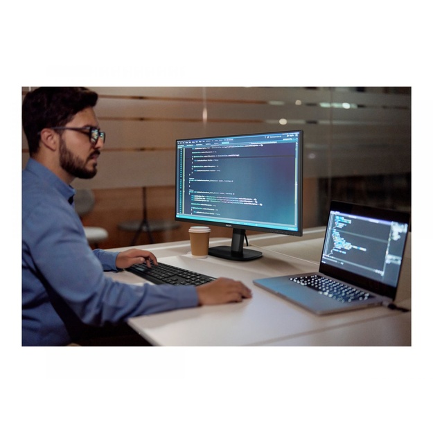 PHILIPS 23.8inch 1920x1080 120Hz IPS Flat H/A 150 MM TUV EyeSafe certified USB HUB SPEAKERS DP HDMI 300cd/m2 TCO 10