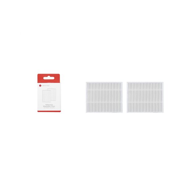 VACUUM ACC WASHABLE FILTER/WHITE 2PACK 8.02.0444 ROBOROCK 3