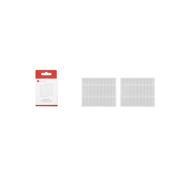 VACUUM ACC WASHABLE FILTER/WHITE 2PACK 8.02.0444 ROBOROCK