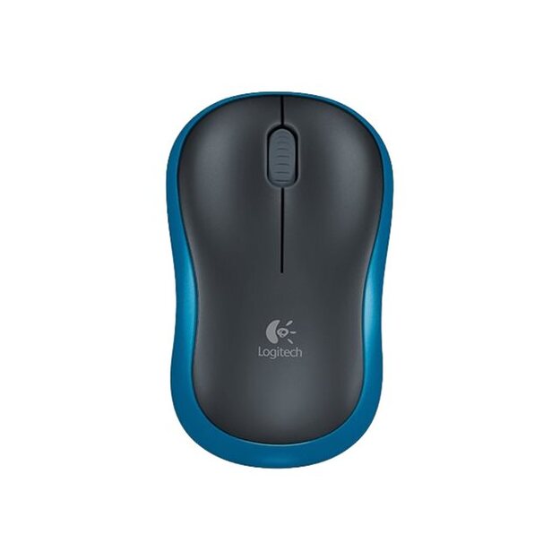 LOGITECH M185 Mouse optical wireless 2.4 GHz USB wireless receiver blue 1