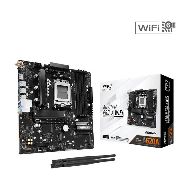 MB AMD A620A SAM5 MATX/A620AM PRO-A WIFI ASROCK