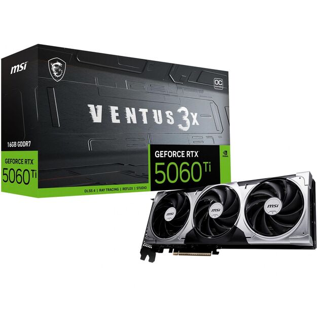 MSI GeForce RTX 5060 Ti 16GB VENTUS 3X OC VGA