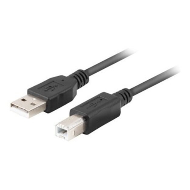 LANBERG CA-USBA-15CU-0018-BK cable USB 2.0 AM-BM with ferrite 1.8m black