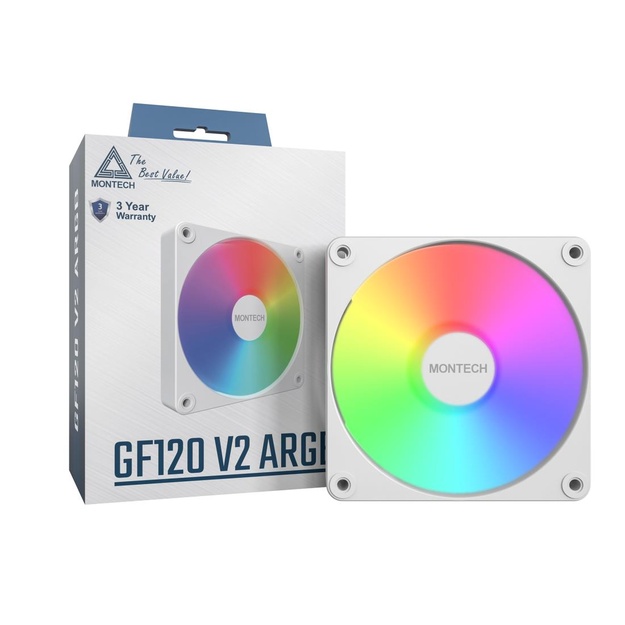 CASE FAN 120MM/GF120 V2 ARGB PWM (W) MONTECH