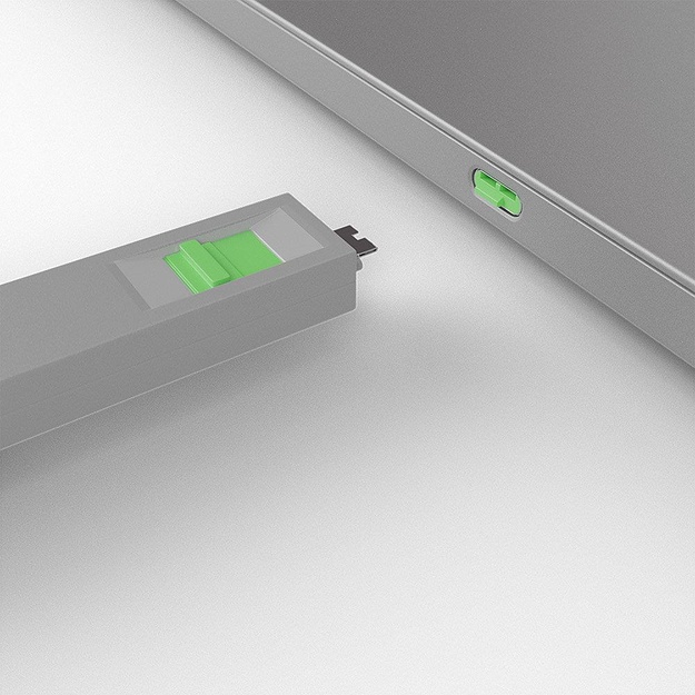 USB PORT TYPE-C BLOCKER 4PACK/GREEN 40426 LINDY