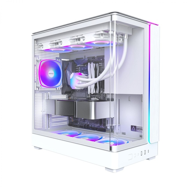Case|MONTECH|micro ATX/Mini-ITX|White|Midi Tower|PC|KING 45 PRO|KING45PRO(W)