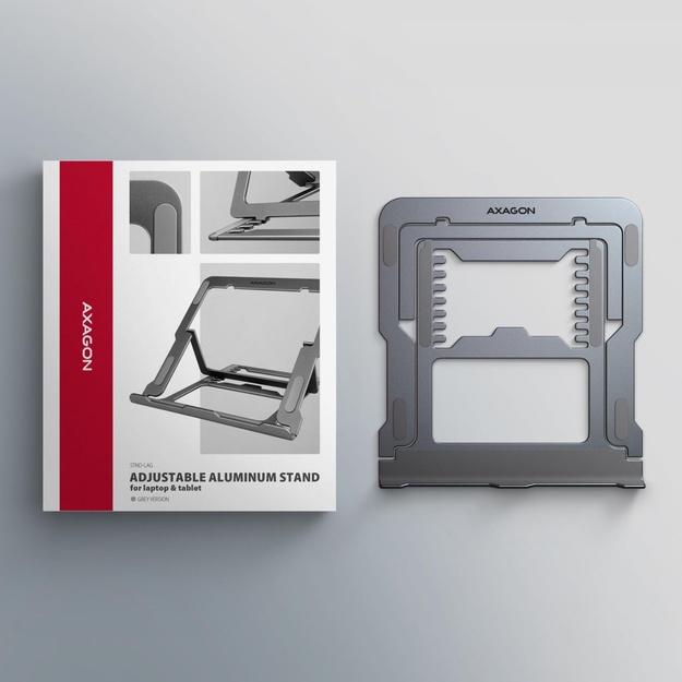 NB ACC STAND 10 -17.3 /ALUMINUM GREY STND-LAG AXAGON