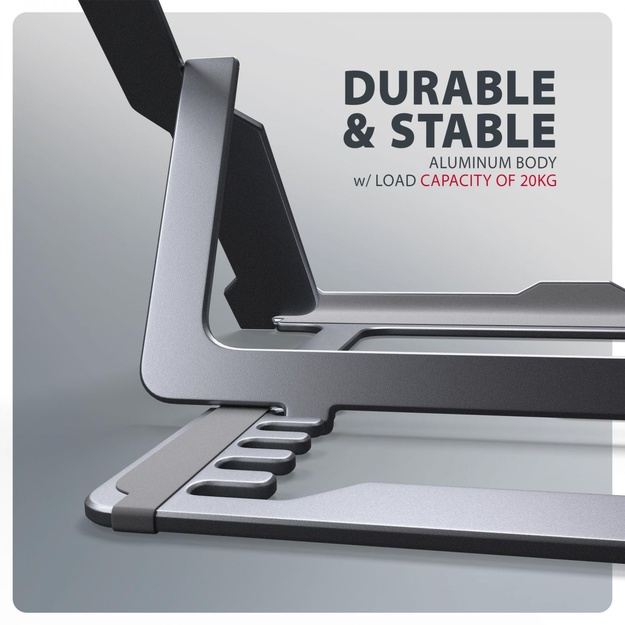 NB ACC STAND 10 -17.3 /ALUMINUM GREY STND-LAG AXAGON