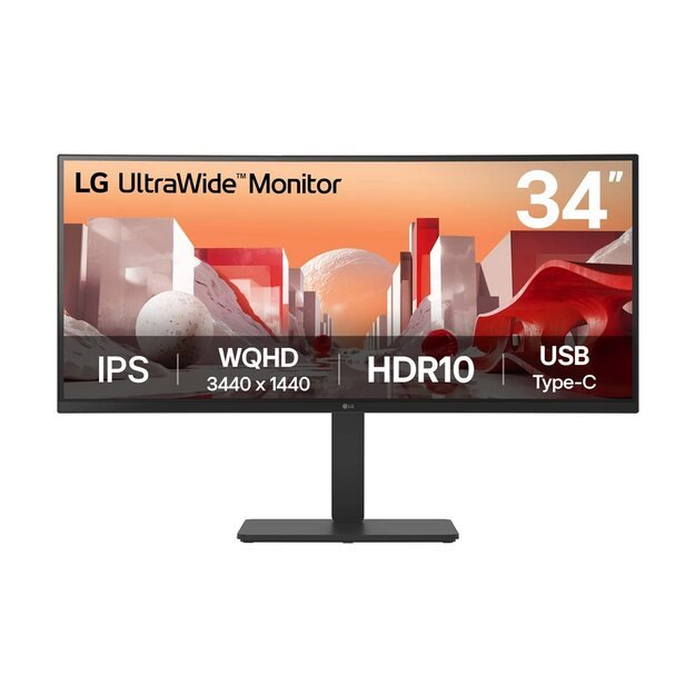 LG 34BA75QE-B.AEU 34inch IPS 3440x1440 21:9 300cd/m2 5ms 2xHDMI DP USB