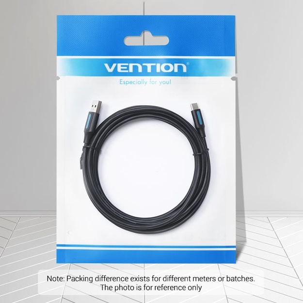 CABLE USB-C TO USB2.0/0.25M BLACK COKBC VENTION
