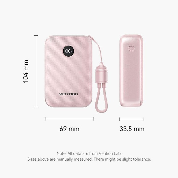 POWER BANK USB 20000MAH 22.5W/BLUE FKBL0-C VENTION
