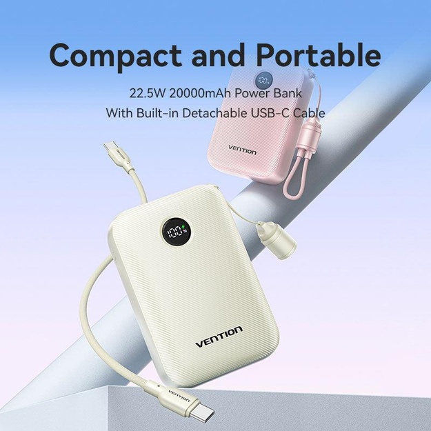 POWER BANK USB 20000MAH 22.5W/BLUE FKBL0-C VENTION