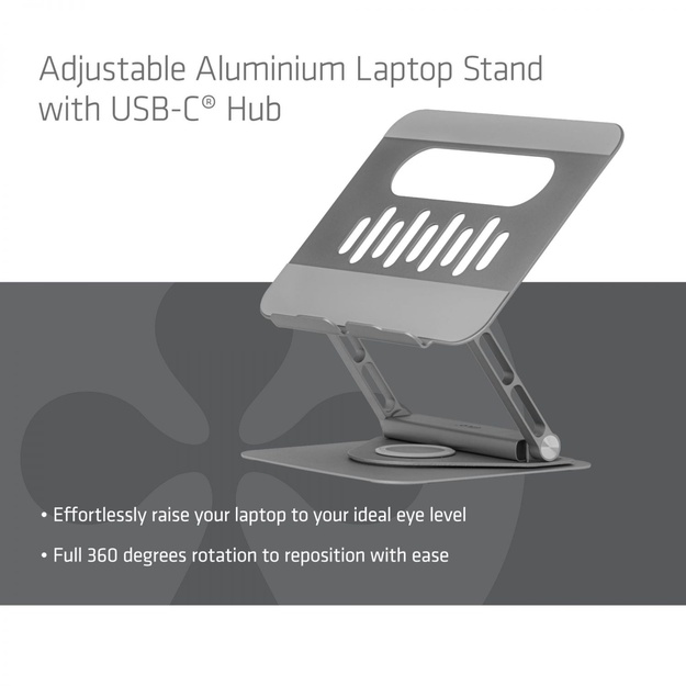 NB ACC STAND ALUMINIUM USB-C/CSV-2554 CLUB3D