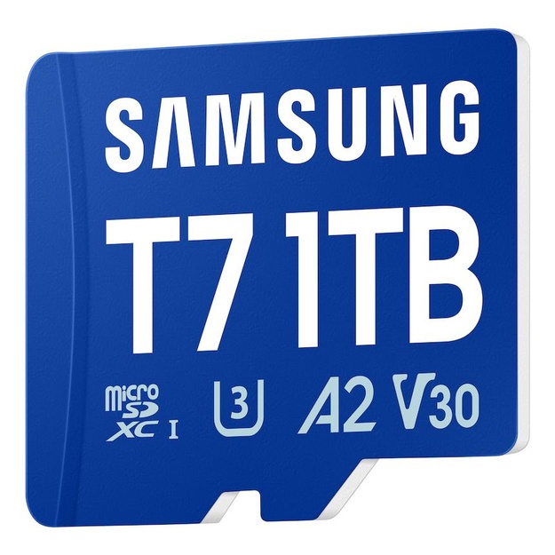 SAMSUNG T7 microSD Memory Card 1TB for Smartphones Tablets and Handheld Consoles up to 170MB/s Read