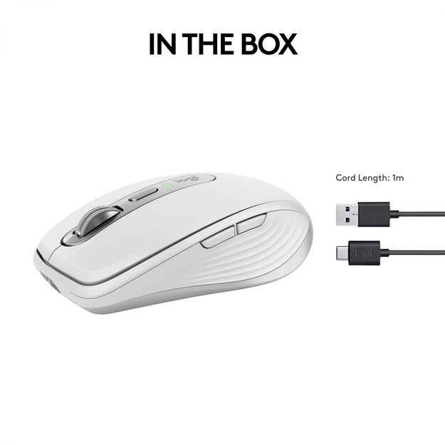 MOUSE USB OPTICAL WRL MX 3S/PALE GREY 910-006930 LOGITECH