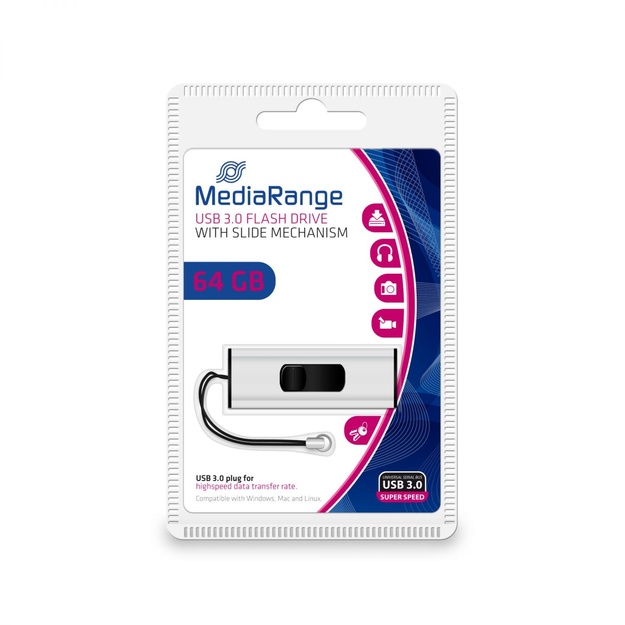 MEMORY DRIVE FLASH USB3.2 64GB/MR917 MEDIARANGE
