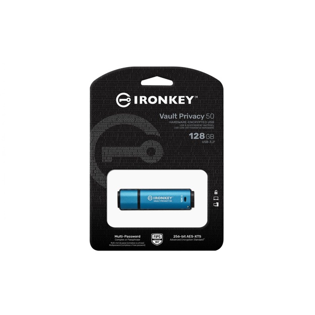 MEMORY DRIVE FLASH USB3.2/128GB IKVP50/128GB KINGSTON