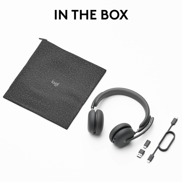 HEADSET ZONE 2 WIRELESS/GRAPHITE 981-001311 LOGITECH