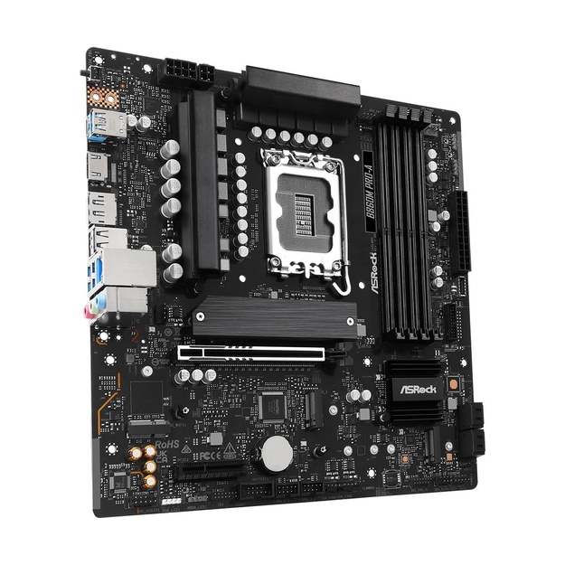 Mainboard|ASROCK|Intel B860|LGA 1851 (Socket V1)|micro ATX|RAM DDR5-SDRAM|4xSlots|3xNumber of M.2 (M) slots|B860MPRO-A