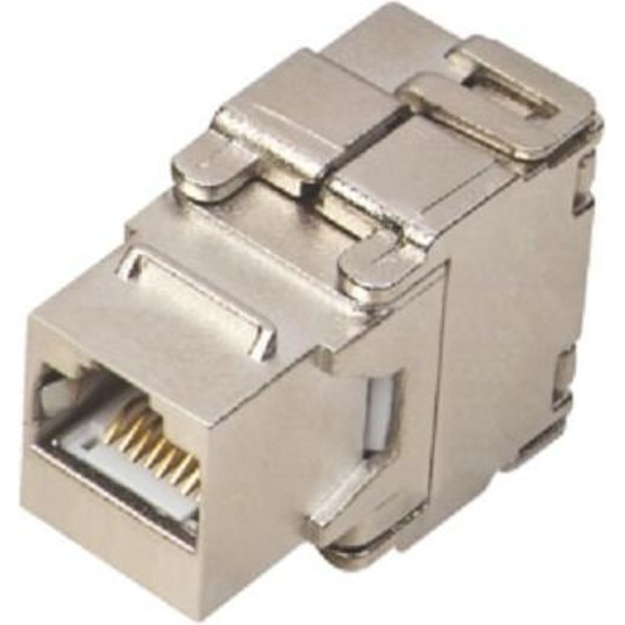 Keystone lizdas montuojamas be įrankio, RJ45 Cat. 6, STP, MKB-S6-1, Q-Lantec