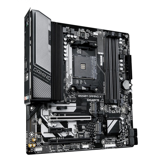 Mainboard|GIGABYTE|AMD B550|Socket AM4|micro ATX|RAM DDR4-SDRAM|4xSlots|2xNumber of M.2 (M) slots|B550MGAMINGX1.2
