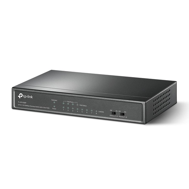 Komutatorius 8PORT 10 100M POE TL-SF1008P TP-LINK