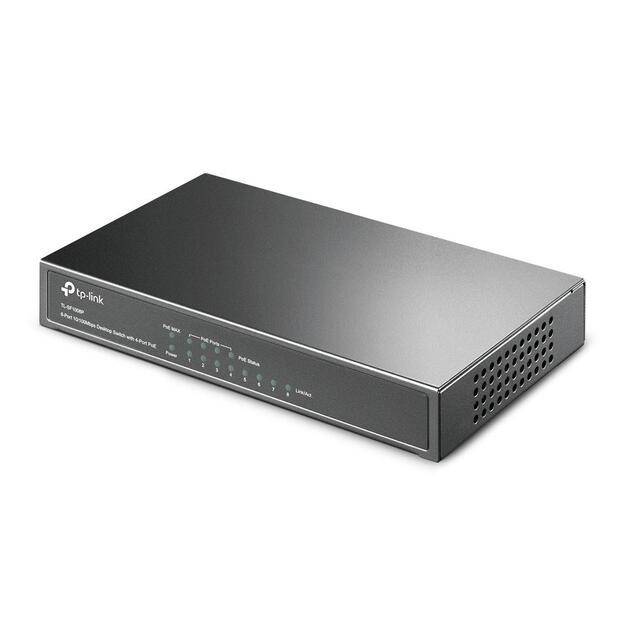 Komutatorius 8PORT 10 100M POE TL-SF1008P TP-LINK