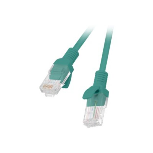 Patch kabelis LANBERG PCU6-10CC-0500-G RJ45 cat. 6 UTP 5m green