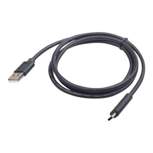 GEMBIRD CC-USB2-AMCM-1M Gembird USB 2.0 AM to Type-C cable (AM/CM), 1m, black