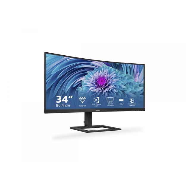 Monitorius PHILIPS 346E2CUAE/00 34inch VA WLED 3440x1440 HDMI/DP
