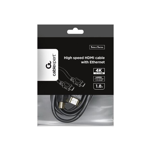 GEMBIRD CC-HDMI4L-6 Gembird HDMI V2.0 male-male cable, HIGH SPEED ETHERNET, CCS, 1.8m