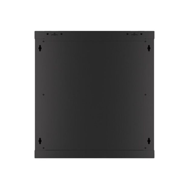 Komutacinė spinta pakabinama LANBERG 12U 600x450 steel doors black flat pack 49
