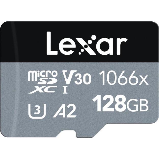 Atminties kortelė su adapteriu MEMORY MICRO SDXC 128GB UHS-I/W/A LMS1066128G-BNANG LEXAR