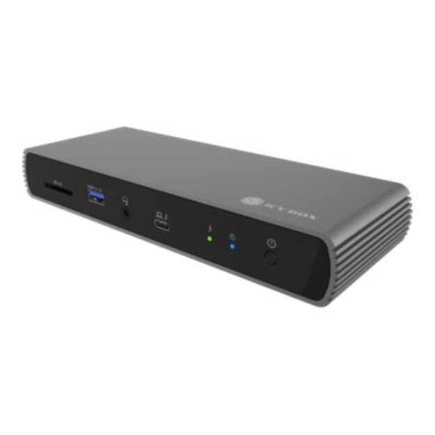 ICYBOX IB-DK8801-TB4 Thunderbolt 4 Type-C DockingStation 2x Thunderbolt 4 and 4x USB3.2 Gen 2 Type-A SD Card 6