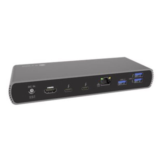 ICYBOX IB-DK8801-TB4 Thunderbolt 4 Type-C DockingStation 2x Thunderbolt 4 and 4x USB3.2 Gen 2 Type-A SD Card 9