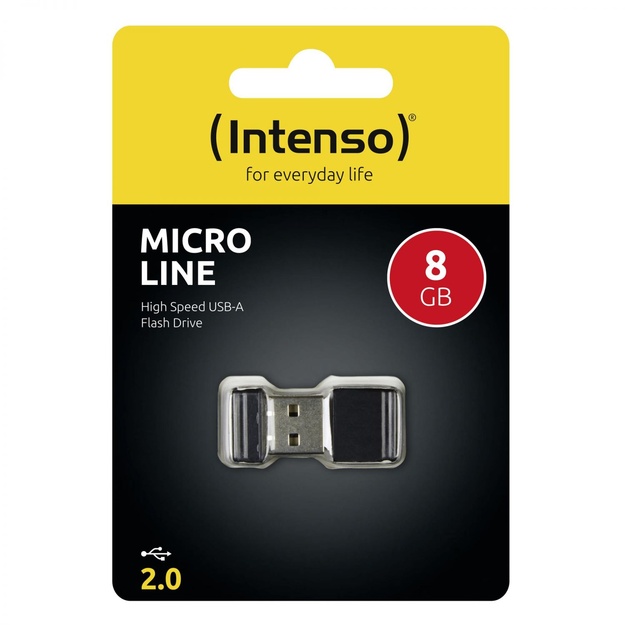 USB raktas MEMORY DRIVE FLASH USB2 8GB/3500460 INTENSO