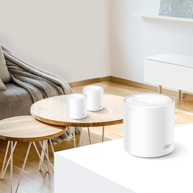 Namų bevielio Mesh tinklo sistema TP-LINK 2-pack 3000Mbps 2x10/100/1000M DECOX60 (2-PACK)